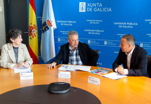 O conselleiro de Sanidade recibe á Asociación de pais de persoas con parálise cerebral da Coruña